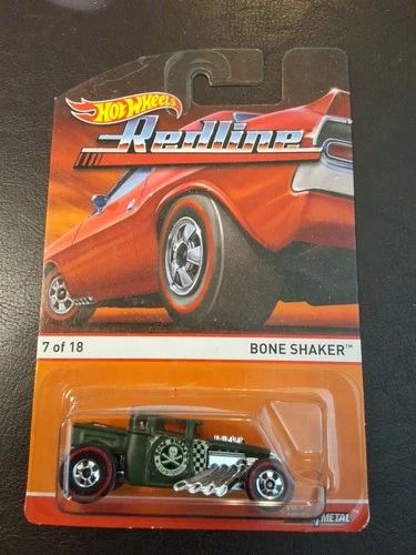BONE SHAKER (7 of 18) * REDLINE SERIES  * 2015 Hot Wheels 1:64 Die Cast Vehicle