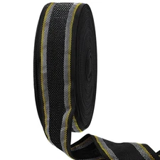 2 1/4 Inch x 200 ft Lawn Chair Webbing with 100 Pieces Clips Lawn Chair Re We...