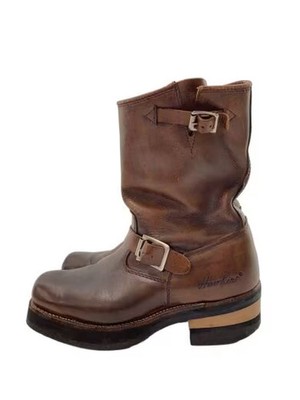 t*s様 90s Hawkins Engineer Boots 8 1/2E G Hawkins Engineer Boots -- Brown Leather | eBay