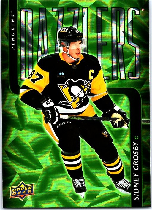 2025-26 Upper Deck #DZ-19 Sidney Crosby Dazzlers Green | eBay