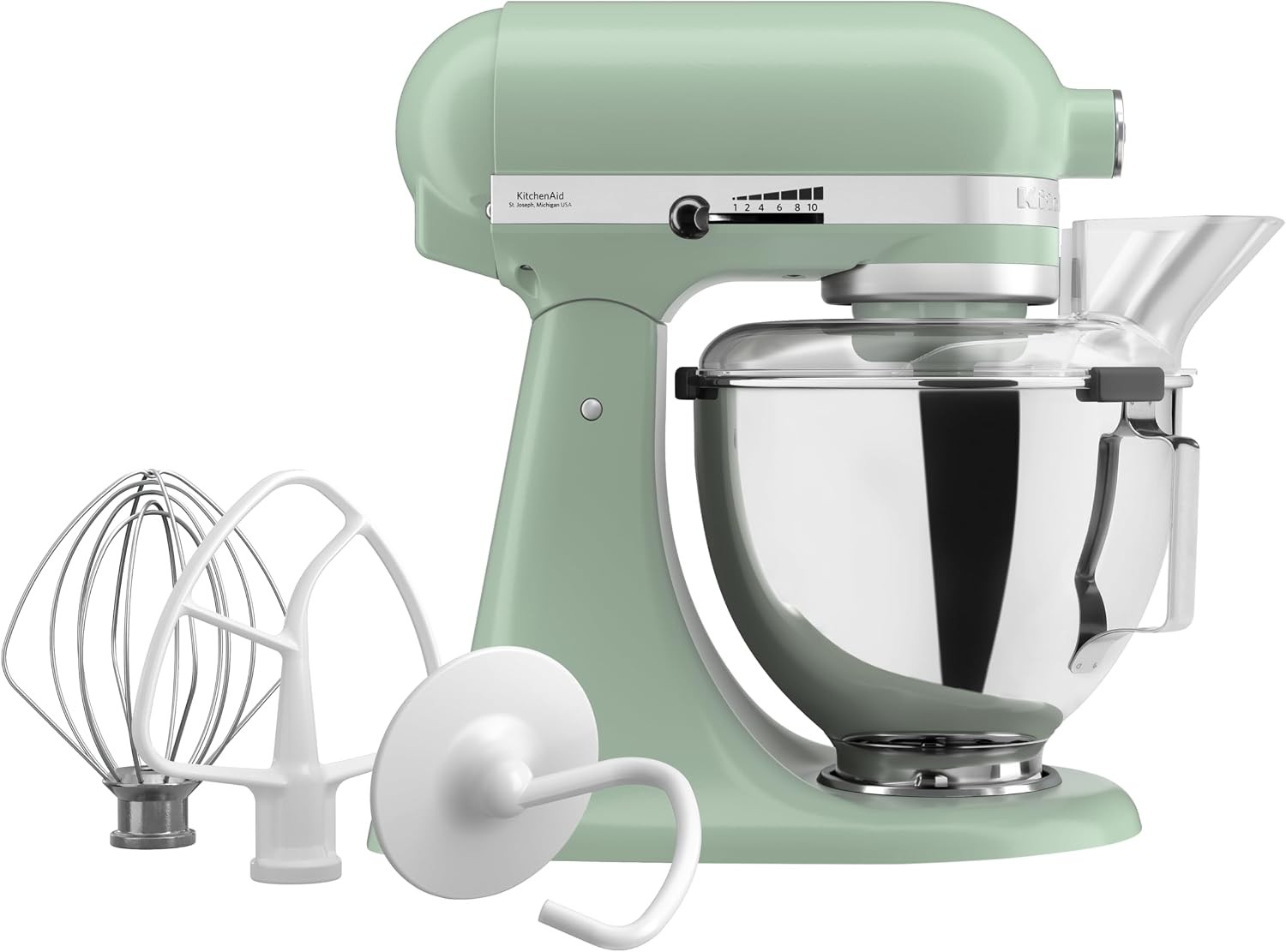 KitchenAid Tilt-Head Stand Mixer 4.3L Stainless Steel Bowl Full Metal 10