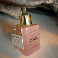Sand + Fog Berries & Cream Eau de Parfum 1.7 oz Oil Dropper New No Box - Viral!