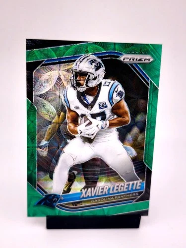 Xavier Legette /75 GREEN SCOPE PRIZM 2025 Panini Prizm NFL Carolina Panthers