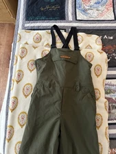 Burton Skylar Youth Snow Bibs Olive Green Size Youth M