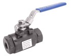 1/4" Carbon Steel Full Port ball valve, NACE RPTFE Seal Welded 6000PSI FxF NPT