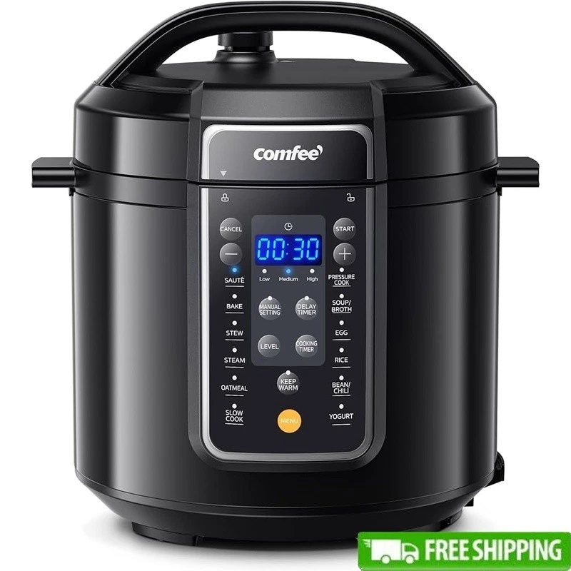 9-in-1 Electric Pressure Cooker 14 Presets Multi Cooker Slow Cooker Rice Maker
