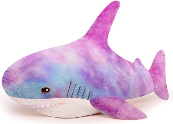 Hai Regenbogen Kuscheltier Glitzer - 30 Cm PlüSchtier Weiches Stofftier-image