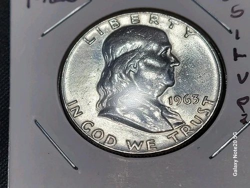 1963 D BENJAMIN FRANKLIN SILVER HALF DOLLAR BRILLANT MINT LUSTER GEM