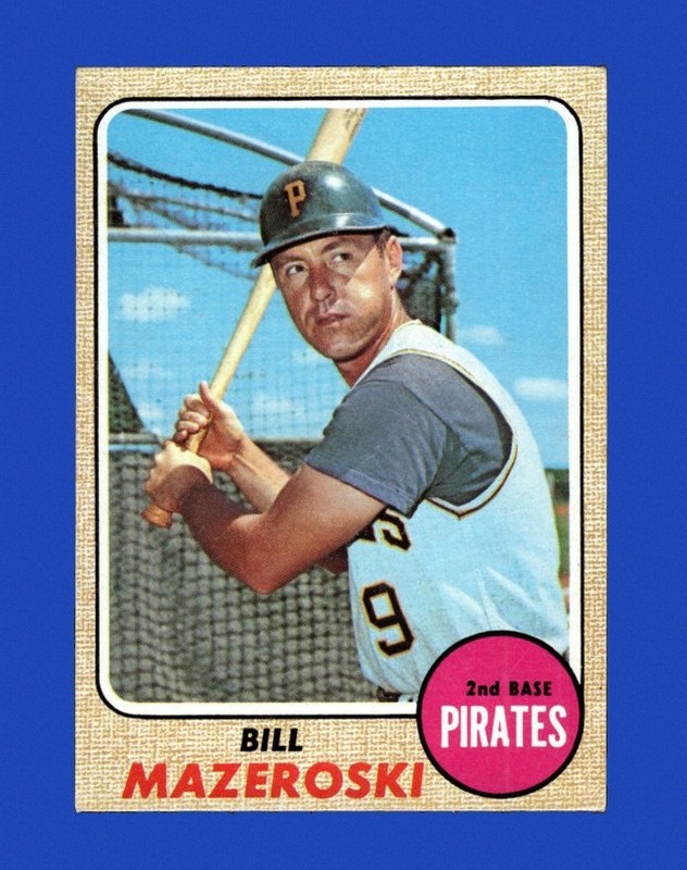 1968 Topps Set-Break #390 Bill Mazeroski VG-VGEX *GMCARDS*