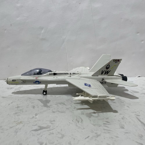 1989 Hasbro Flying Fighters Electronic F-18 Hornet VMFA 314 Sound Works As Shown - Picture 3 of 12