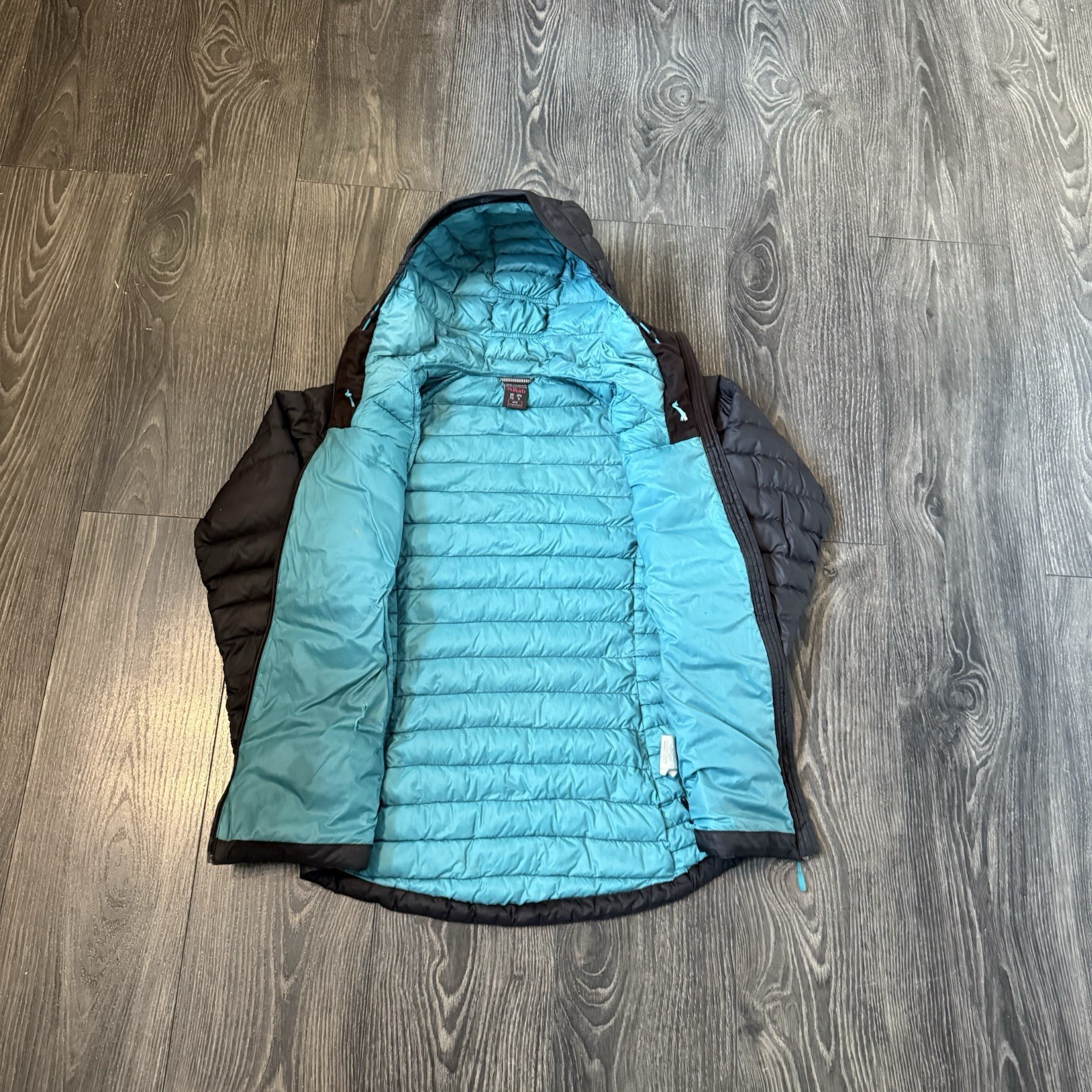 Rab microlight alpine 80% down puffer jacket blac… - image 2