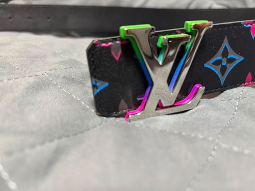 LOUIS VUITTON  Sanchur LV Initial Belt Monogram Multicolor