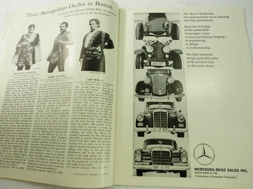 Metropolitan Opera Magazine Program 1959-1960 - Picture 8 of 12