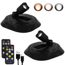 Wireless LED Spotlight Indoor with Remote Up Lights Indoor, Battery Powered P...