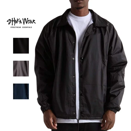 Shaka Wear Coach Jacket Windbreaker - product listing photo