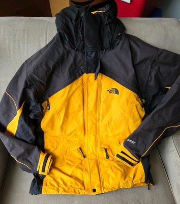 Vtg 90s The North Face Extreme Light Gore Tex Parka Jacket Mens Large Yellow