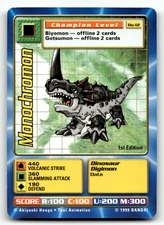 Digimon Digi Battle - Monochromon Bo-12 - 1st Ed - Series 1 Bandai