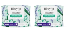 The Honey Pot Company - Herbal Sanitary Pads Heavy Flow Overnight...16ct - LOT 2