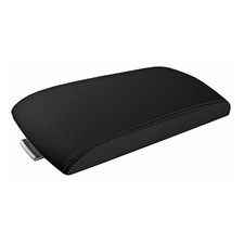 Console Lid Pull Over Armrest Cover Leather Black Front Center CLPOACLFFF2B