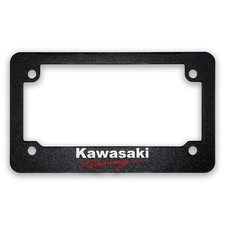 Marco de matrícula texturizado para motocicletas de carreras Kawasaki TODOS LOS MODELOS Y AÑOS