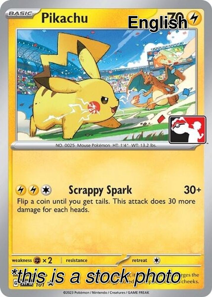 Pikachu [Normal NM - SV: Scarlet & Violet Promo Cards 101]