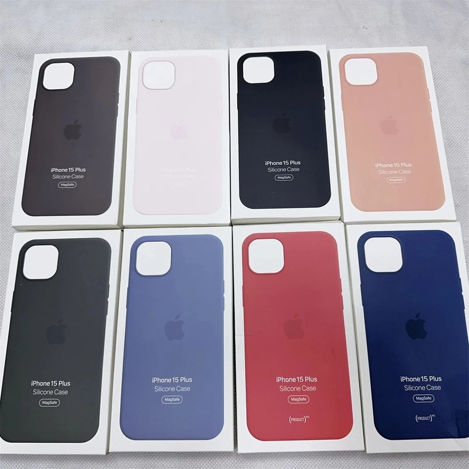 NEW For iPhone 15Pro 15Plus 15Pro Max 15 Original Silicone MagSafe Phone Case - Image 2 of 4