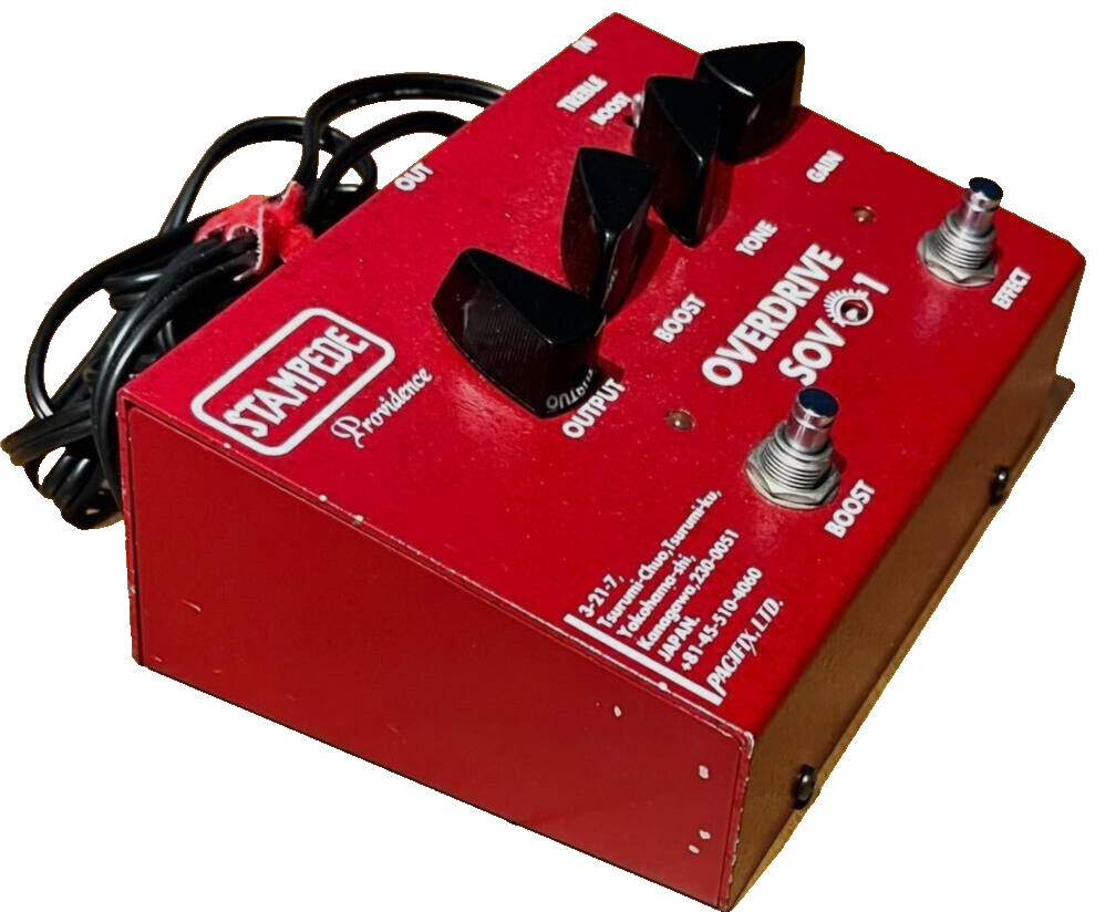 Providence SOV-1 OVERDRIVE Analog Electric Guitar Pedal Red Providence SOV-1 OVERDRIVE Analog Electric Guitar Pedal Red