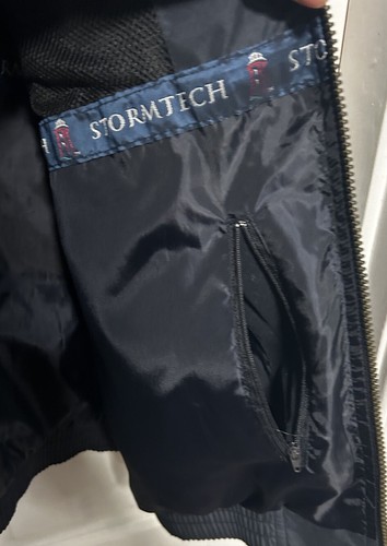 VTG StormTech Men’s Size 2XL Waterproof Full Zip Front Vest Zipper Pockets Blue - Picture 10 of 12