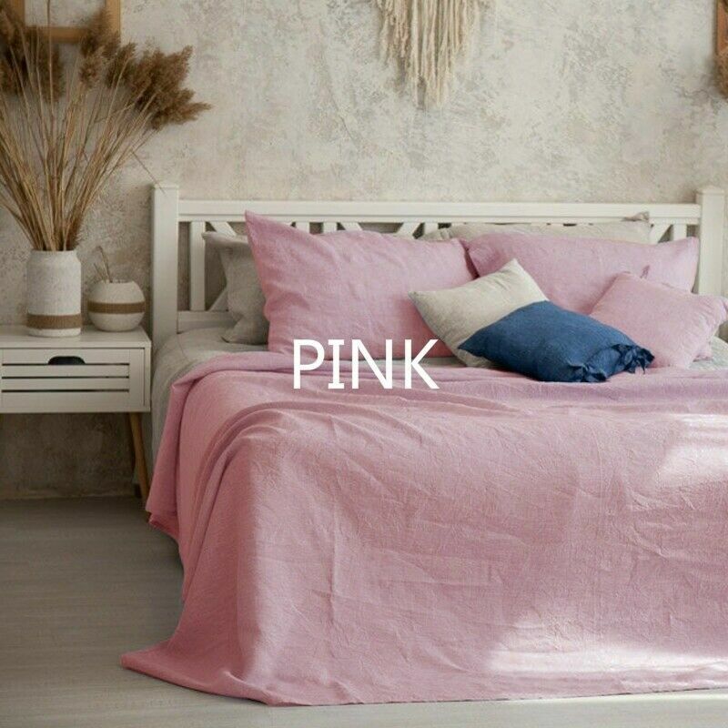 Pure Linen Flax Bed Sheet Bedsheet French Organic Natural Bedding eBay