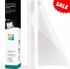 OFFNOVA DTF Transfer Film Roll A3 Plus 13" x 36 ft PET Paper for T-Shirts Textil