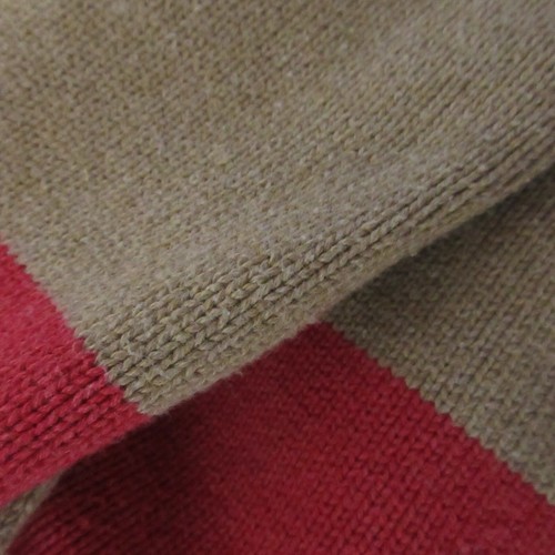 Polo Ralph Lauren Sweater Girl Youth XL 16 Beige Red Spell Out Preppy Academia - Picture 15 of 16
