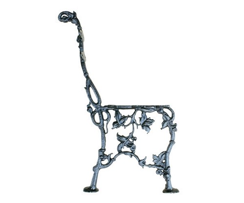 2 schöne Bankfüße Seitenteile Gartenbank aus Gusseisen Schwarz - 5 Bretter-ZAG14 - Bild 1 von 8