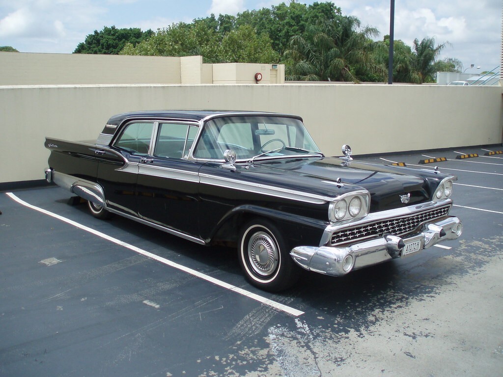 59 Ford Galaxie Skyliner Custom SHOWCARS Fiberglass Front Right