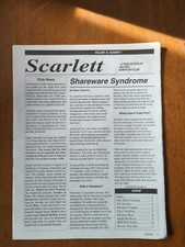 Scarlett A Publication Of Big Red Computer Club Vol 13 1 - Apple 2