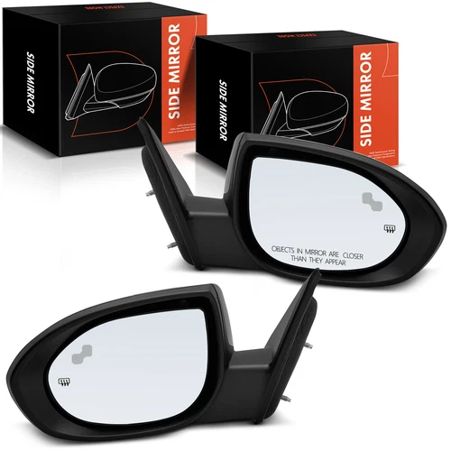 2x Power Mirror w/ Blind Spot Puddle Light Heated 10 Pins for Mazda 6 2009 2010