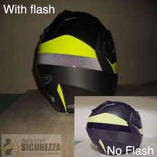 3M type 580 scotchlite reflective vinyl tape black color 25 mm 1" x 2 MT Helmet