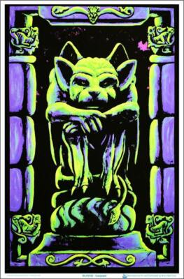 Gargoyle Blacklight Poster 23.5'' x 35.5'' - Laminated