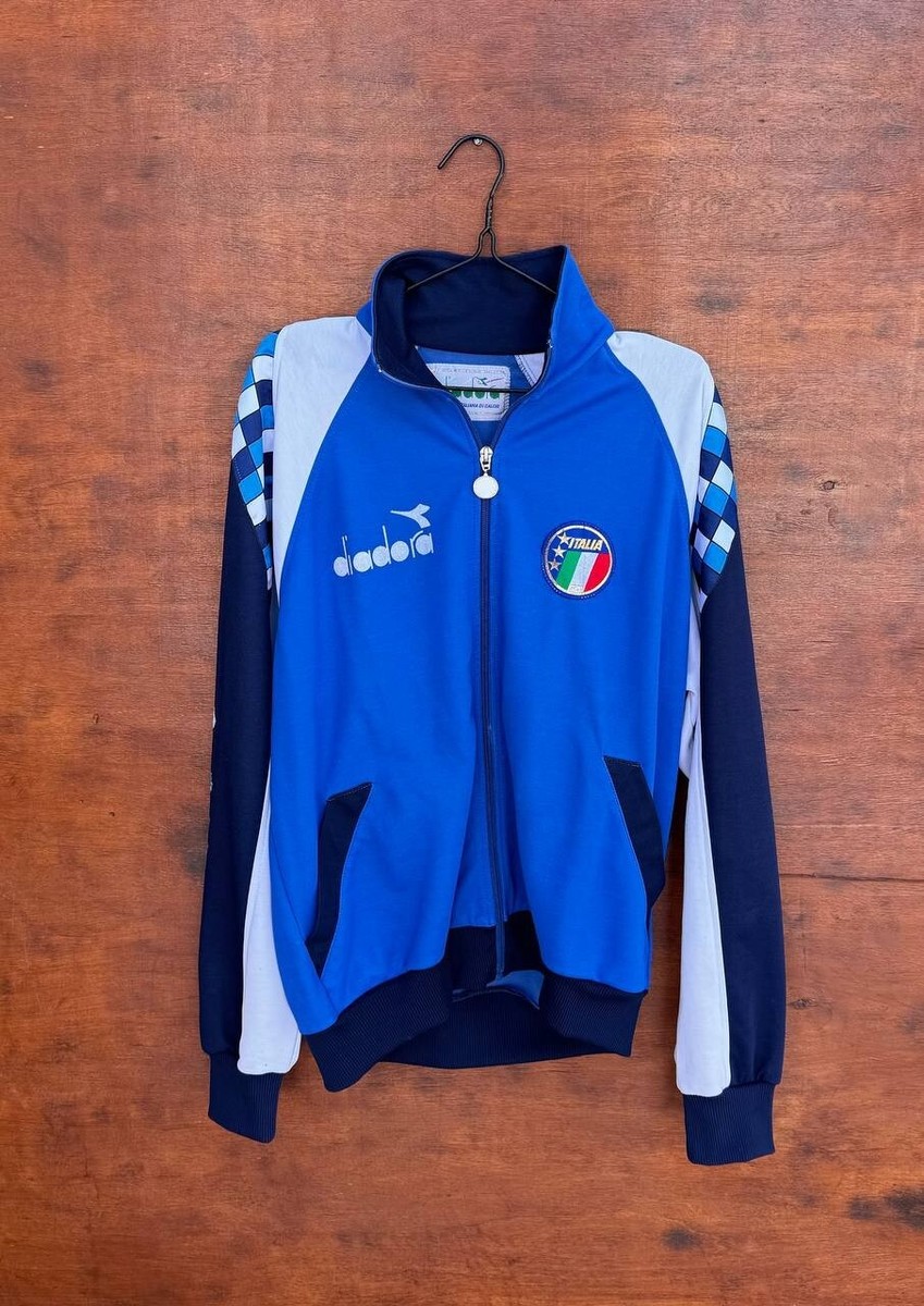 ☆希少☆ ９０’s diadora ディアドラ トラックスーツ イタリア ITALY 1990/1992 FOOTBALL TRACK JACKET JERSEY DIADORA SIZE L ADULT