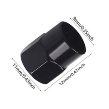 4x Ventilkappe Schwarz Abdeckung für Škoda Auto Rad Felge Reifen