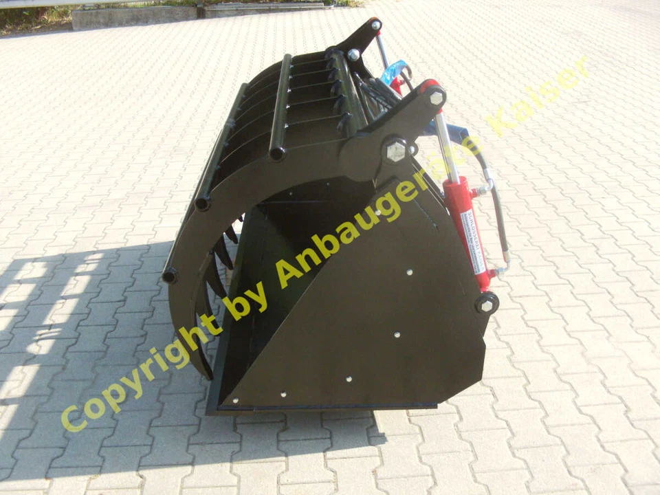 Greiferschaufel Frontladerschaufel mit Niederhalter Siloschaufel div. Breiten - Bild 3 von 4