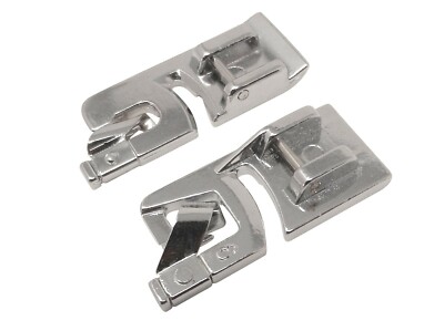 Rollsaumfuß-Set: 4mm & 6mm passend für Nähmaschinen mit Snap-On-System (6mm)