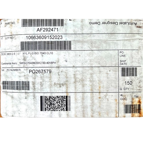 Tuerca de brida lisa galvanizada AF292471, NYL FL ISO 7043 CL10 34""-10 - Imagen 6 de 7