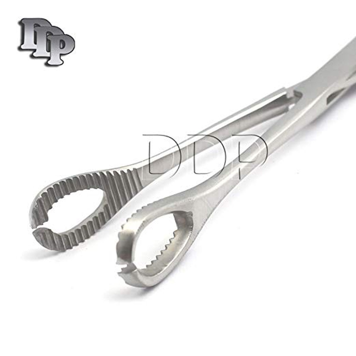 1 Piece Sponge Forceps 7” Non-Ratchet Surgical Tool For Piercing & Procedures