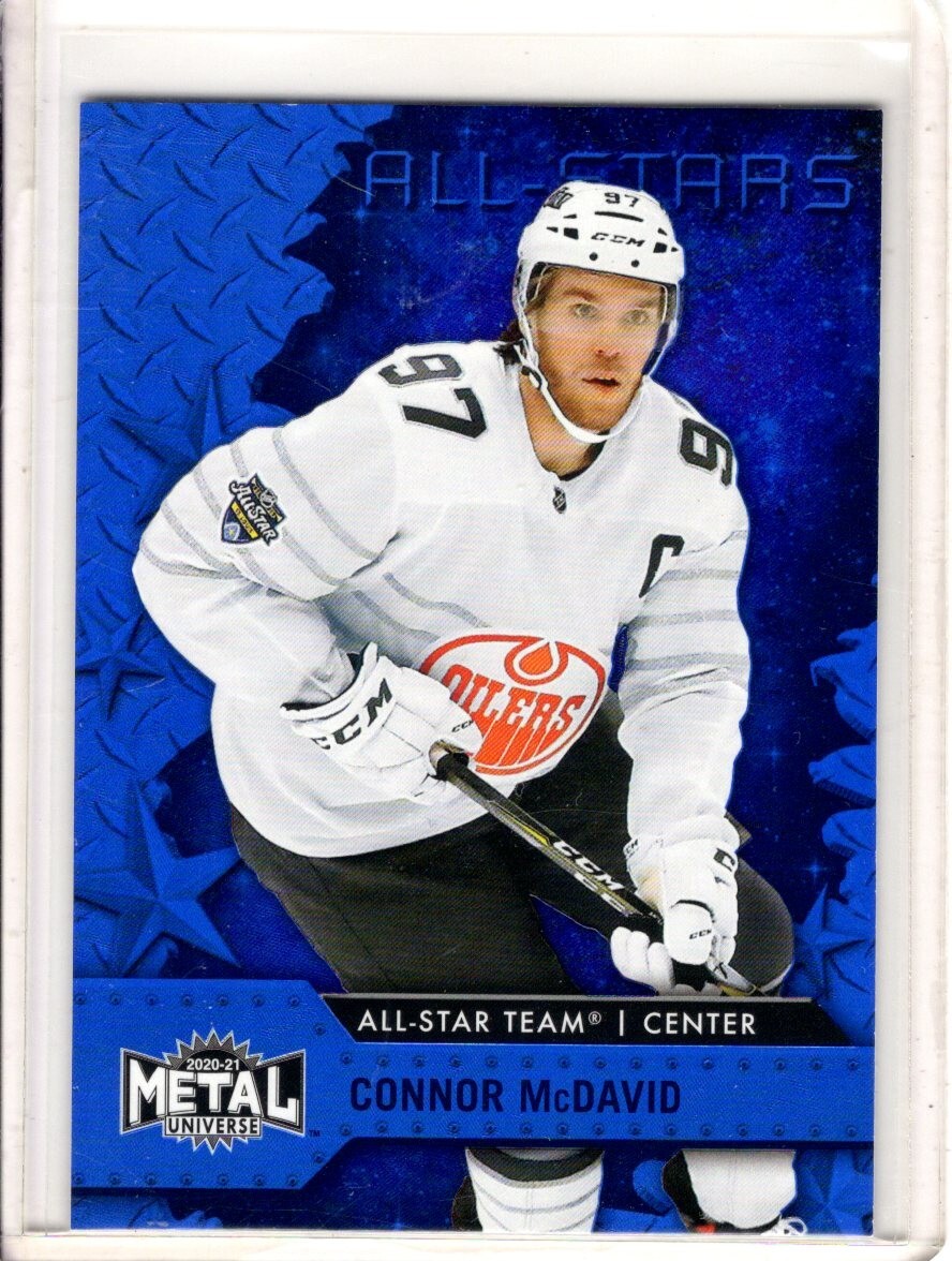 2020 2021 CONNOR MCDAVID SKYBOX METAL UNIVERSE BLUE SPECTRUM ALL-STAR #192 SP