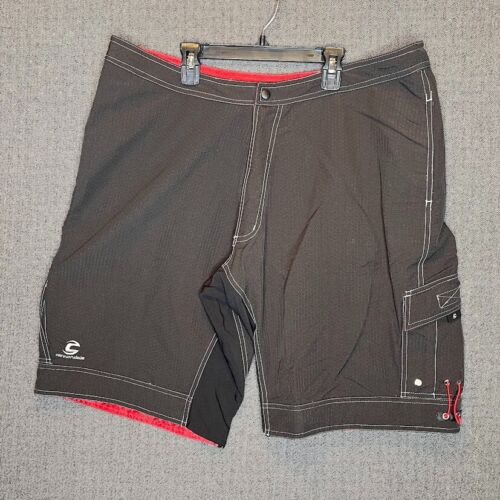 Cannondale Shorts Herren 2XL Schwarz Sport Grunge Cyber Retro Vintage Radsport
