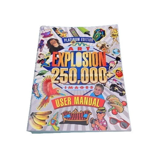 Platinum Edition Clip Art Explosion 250,000 Image CD-ROM + Catalogue Booklet Vtg - Image 2 of 4