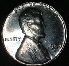 Lincoln Cent Varieties 1964D RPM 1mm-019