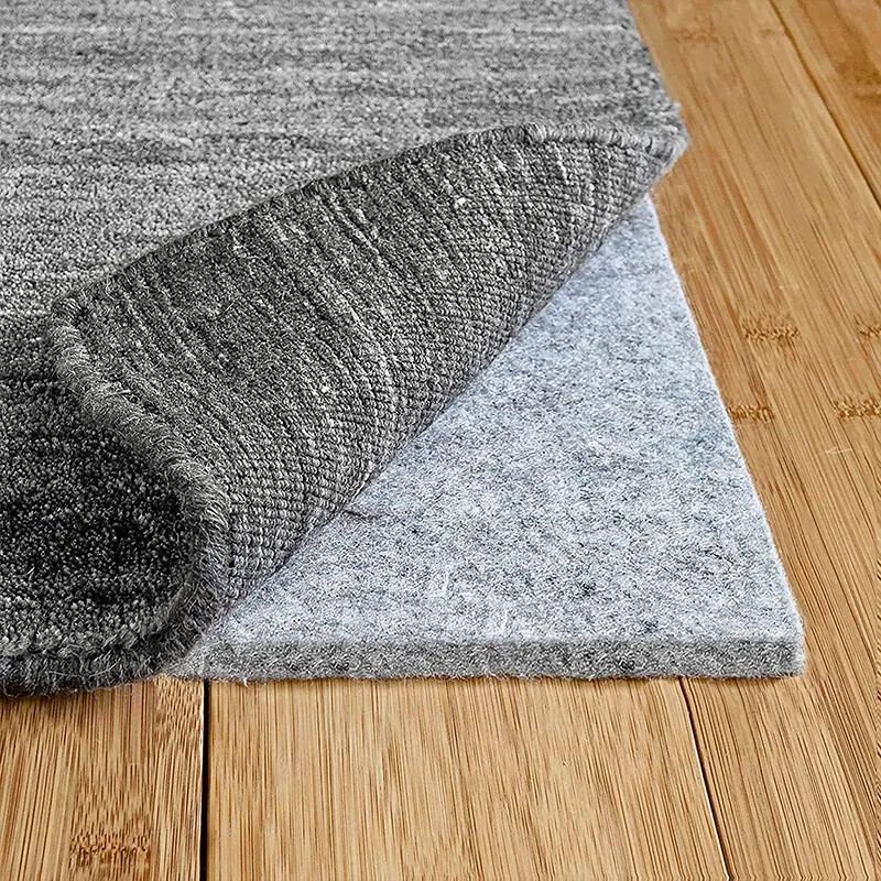 1/3" Thick Premium Non-slip Reduce Noise Carpet Mat Rug Pad for Hardwood Floor