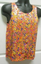 NWT Foil Print Tank shirt Boys Bright Colors Dance Theatrical Spandex