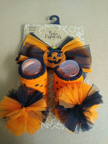Baby Essentials Halloween Headband And Socks - 第 1/2 張圖片